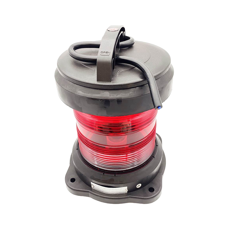 ไฟสัญญาณเรือเดินทะเลสแตนเลสสำหรับ Bow-CXH6-11P สีแดง